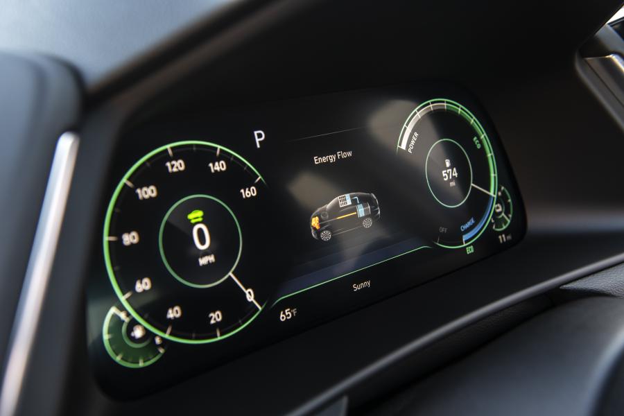 Панель приборов Hyundai Sonata Hybrid (DN8) 2020 года  (NA) (фото 34 из 58)